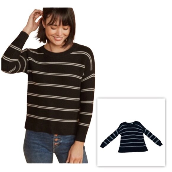 Marine ayer autical triped rewneck weater - Picture 3 of 3